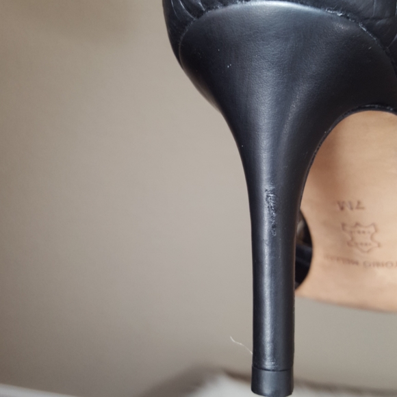 Antonio Melani "Havene" High Heels Blk Shoes Sz 7 - Picture 7 of 8